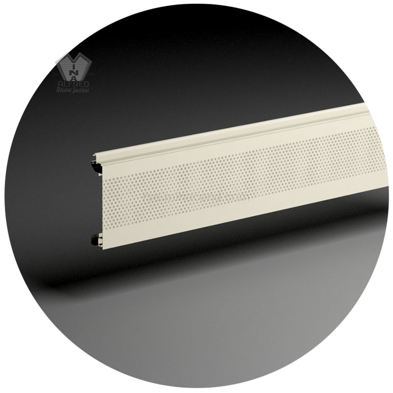 أبواب حماية ألومنيوم 100 مم -المثقب