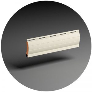 Aluminum Shutter slats Hard foam 55mm